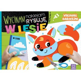 Wycinam nakl. rys. w lesie AKSJOMAT