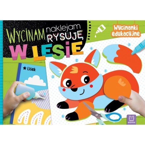 Wycinam nakl. rys. w lesie AKSJOMAT