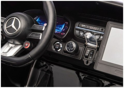 Auto Na Akumulator Mercedes GT63 AMG DK-GT63 24V LCD Cichy Silnik Czarny