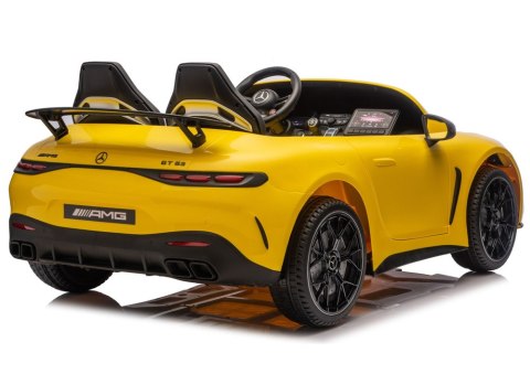 Auto Na Akumulator Mercedes GT63 AMG DK-GT63 24V LCD Żółty