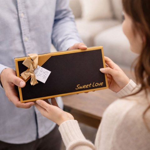 Flower Box Wieczne Pachnące Róże Kwiaty w Pudełku Niebieskie 18 szt.