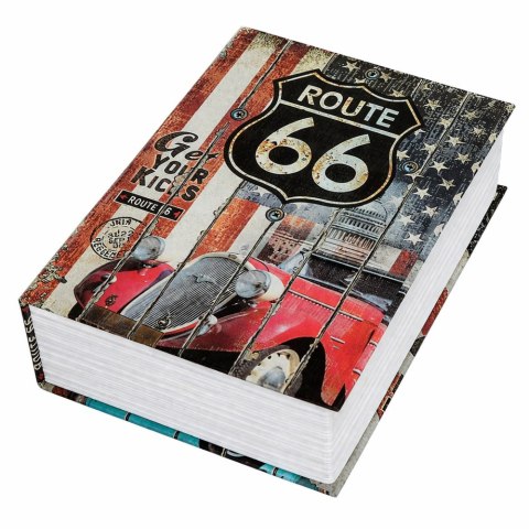Książka Sejf Na Klucz Mała Kasetka Skrytka Na Pieniądze Route 66