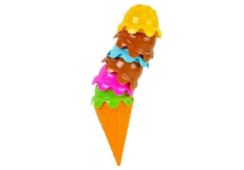 Gra Zabawa Zręcznościowa Lody w Wafelku Wieża Piramidka Gałki Lodów