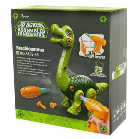 Zabawka brachiozaur do skręcania EUROBABY ZABAWKI
