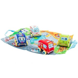 Zabawka miękkie samochodziki EUROBABY ZABAWKI