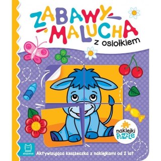 Zabawy malucha z osiołkiem AKSJOMAT