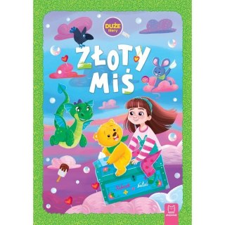 Złoty miś duże litery AKSJOMAT