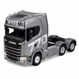 Ciągnik Siodłowy Scania Zdalnie Sterowany RC Huina 1501 Szary Srebrny 1:18