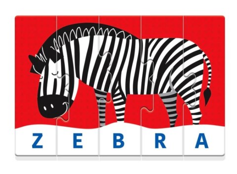 Gra edukacyjna Puzzle Moje Pierwsze Słowa Uczę się Bawiąc Język Polski Clementoni 50770