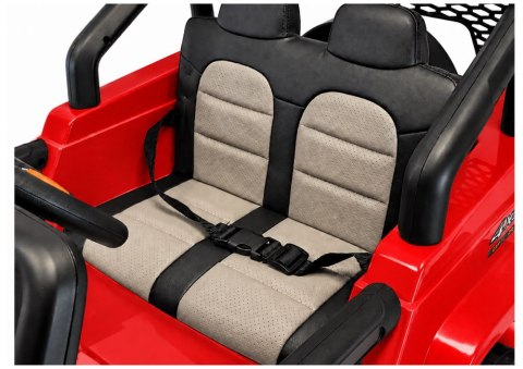 Auto na Akumulator S2388 Pilot Światła LED Radio Jeep Czerwony 4x45W