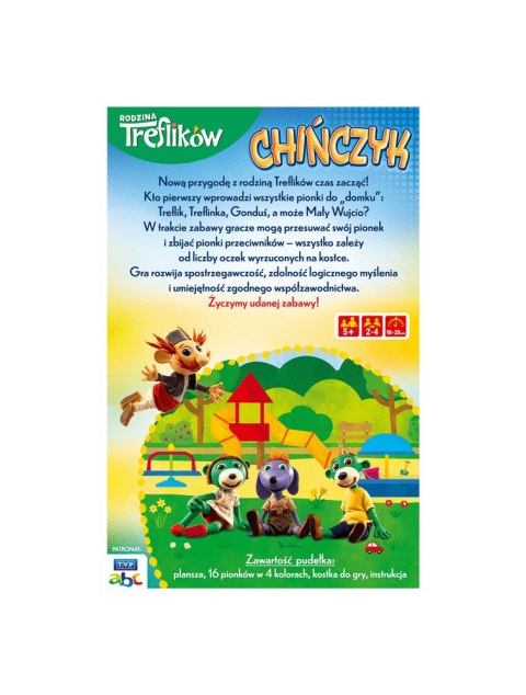 Gra planszowa Chińczyk Rodzina Treflików Trefl 02069