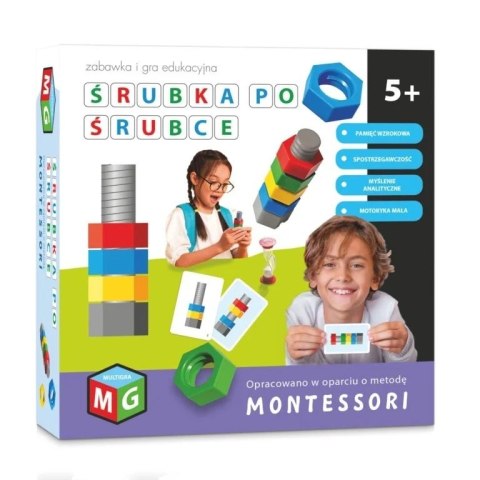 MONTESSORI ŚRUBKA PO ŚRUBCE
