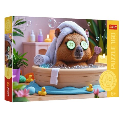 Puzzle - 160 - Kapibara w SPA - Trefl 15433