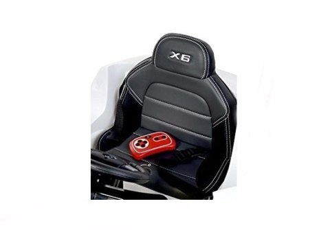 Auto na Akumulator BMW X6 SUV Światła LED MP3 Samchód Pojazd Biały