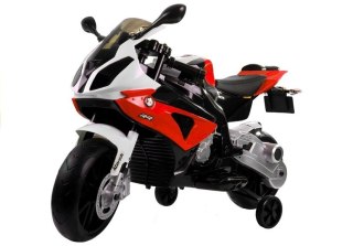Motor Na Akumulator BMW S1000RR Dla Dzieci Czerwony Trójkołowy