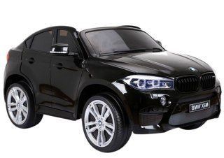 Auto Na Akumulator Nowe BMW X6M SUV Światła LED MP3 Czarne Lakierowane