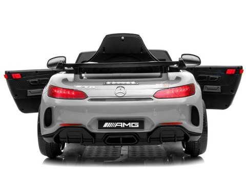 Auto Pojazd Na Akumulator Mercedes GT R Dla Dzieci Światła LED MP3 Szary